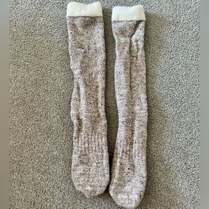 Thick boot socks with specks of color